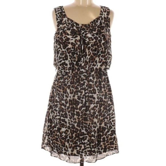 AB Studio Dresses & Skirts - AB Studio Women's Leopard Sleeveless Dress